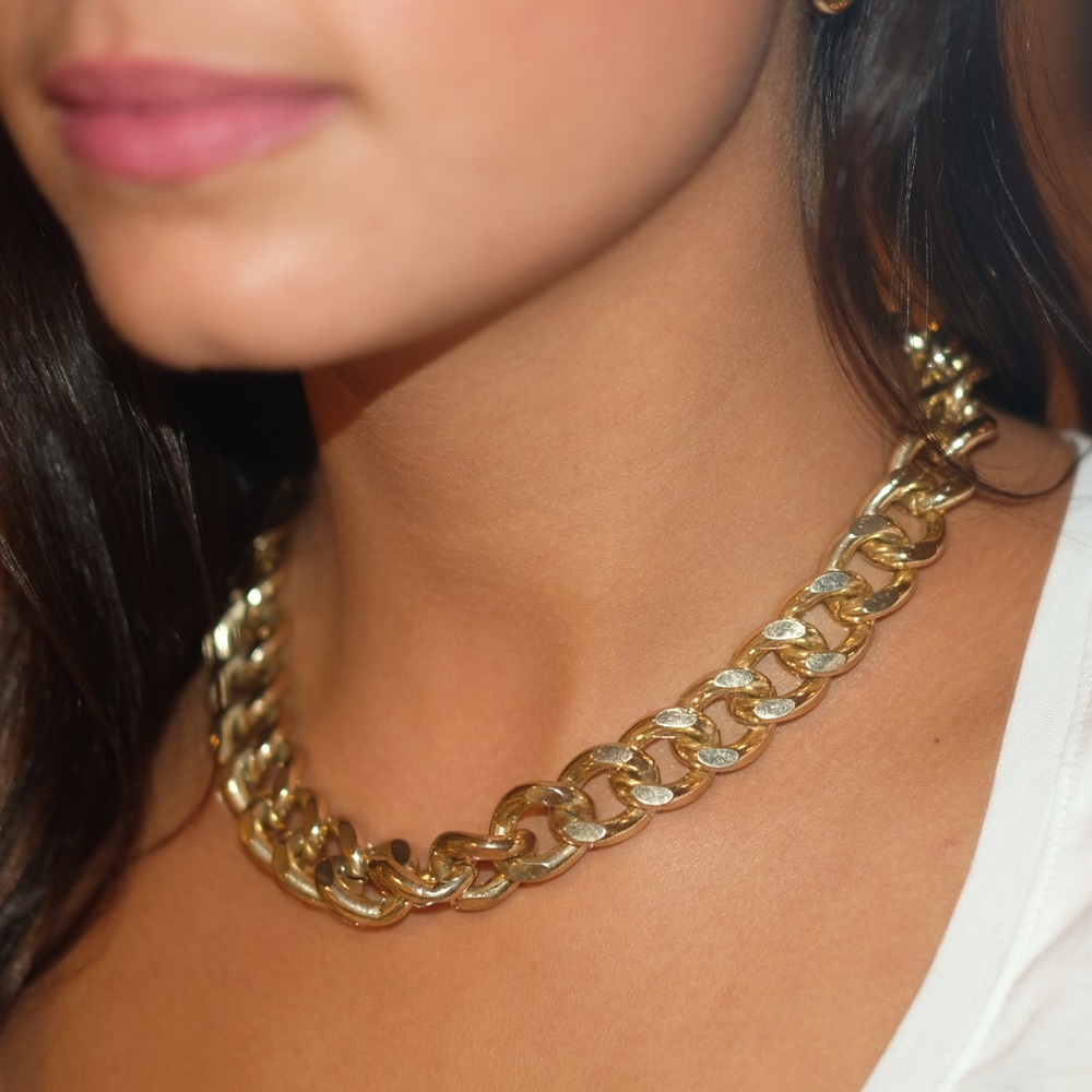 Topshop Gold Chain Necklace